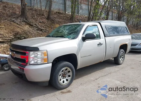 2008 Chevrolet Silverado 1500 Work Truck из США, поврежденный, VIN 1GCEK14078E156874